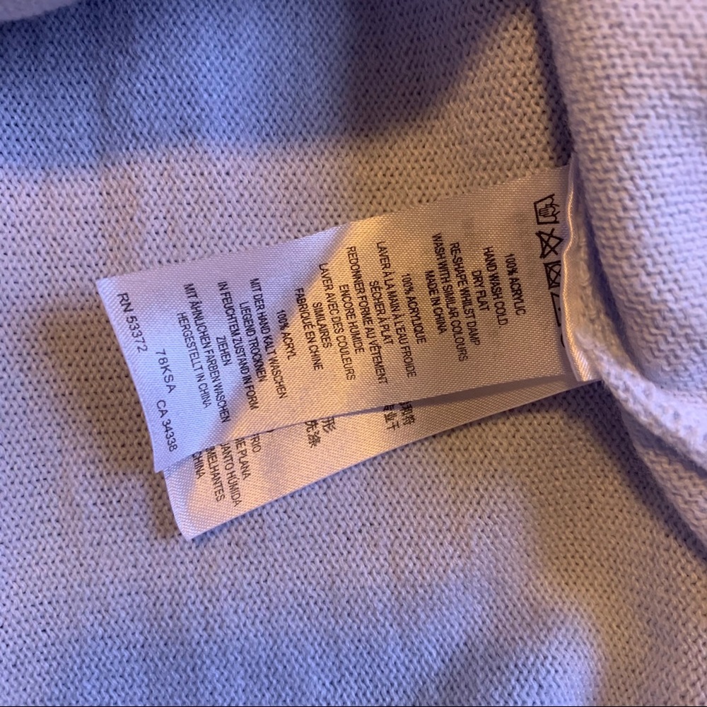 French Connection Light Blue Sweater XL - Picture 4 of 5